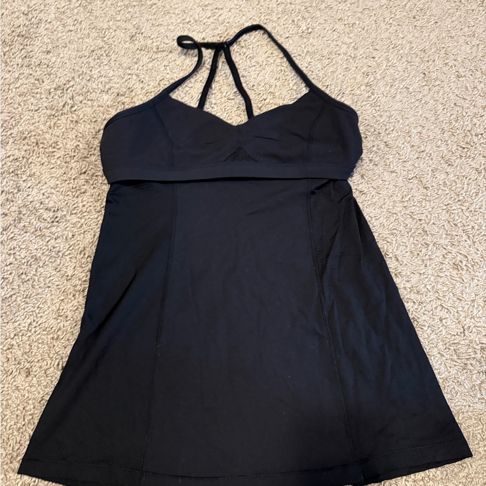 lululemon athletica Black Mesh Tank